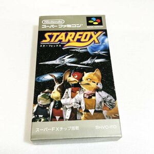 スターフォックス【箱・説明書付き】♪動作確認済♪３本まで同梱可♪　SFC　スーパーファミコン