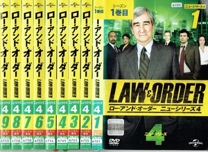 No2_00424 中古DVD まとめ売り ロー・アンド・オーダー ニューシリーズ4 全9巻