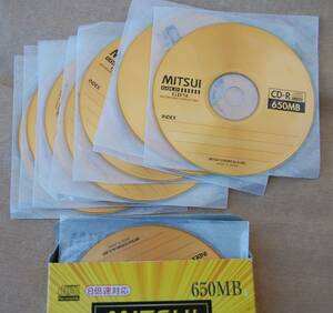 【即決/希少】未使用新品 三井化学・名品CD-R「MITSUI GOLD GD74」10枚パック 650MB 8倍速対応 MJCDR74MG-10C 送料230円～