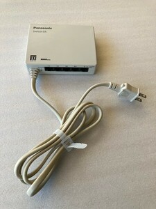 24C20-02 Panasonic Switch-S5 PN21050 パナソニック タップ型 5ポートL2スイッチングハブ 現状品 消費税0円
