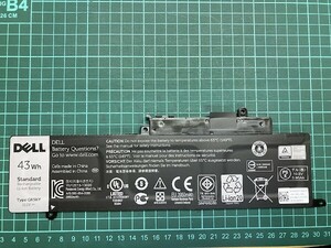 PCC07-01 DELL P20T 用 バッテリー GK5KY 99％充電確認 現状品 消費税0円