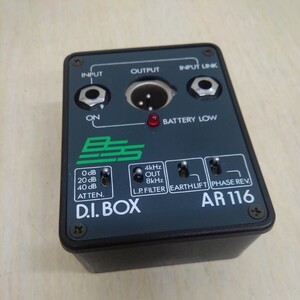 BSS AR116/AR117 D.I. BOX 美品　ファンタム電源　ダイレクトボックス　DIボックス DI BOX 　