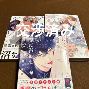 《交渉済み》吾瀬わぎもこ「アフターグロウ」小丸オイコ 「夢で会えたらシてもいい？」緒川園原「はらぺこ悪魔は俺がお気に召したよう