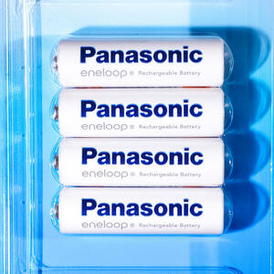 4ps.@ single 3 shape made in Japan Panasonic Eneloop rechargeable battery Nickel-Metal Hydride battery BK-3MCC