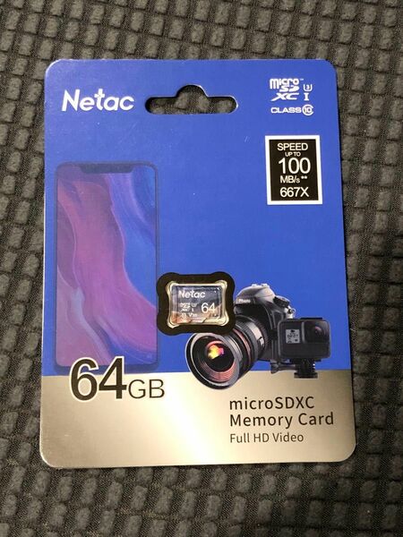 新品 Netec microSDXCカード 64GB