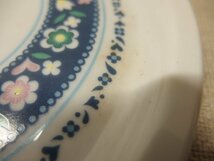 0340293w【Noritake JAPAN 花柄 カップ＆ソーサー ６客】昭和レトロ/ノリタケ/C&S/青系/コーヒーカップ/陶器/洋食器/箱入り/長期保管品_画像3