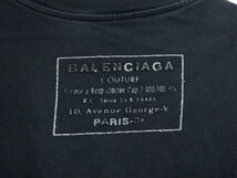 バレンシアガ BALENCIAGA Tシャツ トップス 黒 S UP57 2018 01445 ZAOZIZKY_画像2