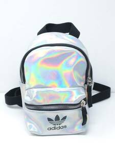 アディダス adidas バックパック ミニ リュック ミニホログラフィックバックパック メタリック シルバー ZEOSZGAY