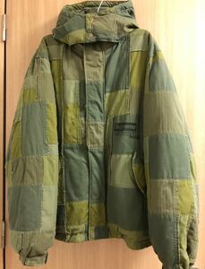 21AW XL Supreme JUNYA WATANABE COMME des GARCONS MAN Patchwork Puffy Jacket Olive XL