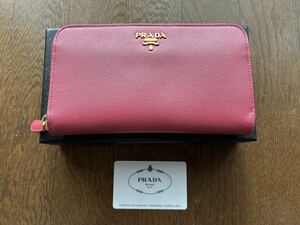 PRADA プラダ ラウンドジップ長財布 SAFFIANO METAL 1M0506 個人出品