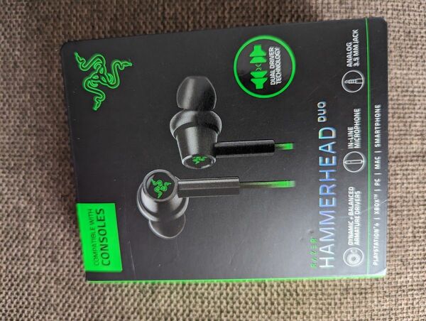 Razer Hammerhead Duo イヤホンRZ12-03030300-R3M1