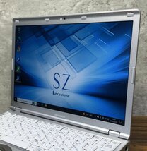 1円～ ●Panasonic LET'S NOTE SZ6 / Core i5 7300U (2.60GHz) / メモリ 8GB / SSD 256GB / 12.1型 (1920×1200) / Windows10 Pro 64bit_画像3