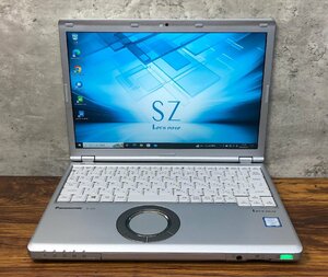 1円～ ●Panasonic LET'S NOTE SZ6 / Core i7 7600U (2.80GHz) / メモリ 16GB / SSD 512GB / 12.1型 (1920×1200) / Win10 Pro 64bit