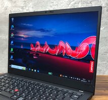 1円～ ●LENOVO ThinkPad X1 Carbon 7th Gen / Core i5 8265U (1.60GHz) / メモリ 8GB / NVMe SSD 256GB / 14型 フルHD / Win10 Pro 64bit_画像3