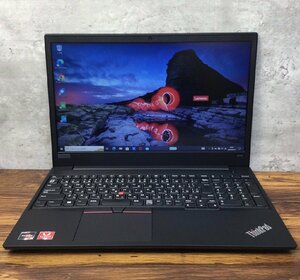 1円～ ●LENOVO THINKPAD E595 / Ryzen 5 3500U (2.10GHz) / メモリ 8GB / NVMe SSD 128GB / 15.6型 HD (1366×768) / Windows10 Pro 64bit