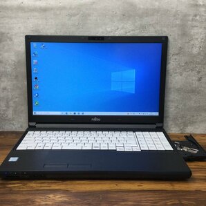 1円～ ●富士通 LIFEBOOK A746/P / Core i7 6600U (2.60GHz) / メモリ 8GB / SSD 256GB / DVD / 15.6型 フルHD (1920×1080) / Win10 Proの画像1