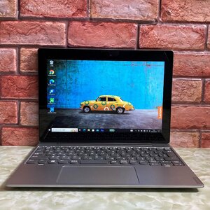 1円～ ●LENOVO IdeaPad D330 / Celeron Ｎ4000 (1.10GHz) / メモリ 4GB / eMMC 64GB / 10.1型 WXGA (1280×800) / Windows10 Pro 64bit