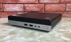 1円～ ●HP PRODESK 400 G4 DM / Core i3 8100T (3.10GHz) / メモリ 8GB / NVMe SSD 256GB / Windows10 Pro 64bit