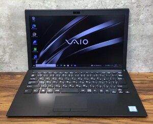 1円～ ●SONY VAIO Pro PG / Core i5 8250U (1.60GHz) / メモリ 8GB / SSD 256GB / 13.3型 フルHD (1920×1080) / Windows10 Pro 64bit