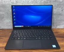 1円～ ●DELL XPS13 9360 / Core i5 7200U (2.50GHz) / メモリ 8GB / NVMe SSD 256GB / 13.3型 フルHD (1920×1080) / Windows10 Pro 64bit_画像1