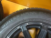 ☆スピスタ☆スタッドレスセット ブラックフォース つや消し黒　ランクル プラド 265/65R17 8J +20 139.7-6 4本 R17876ST 中古 19_画像4