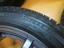 ☆スピスタ☆スタッドレスセット KINOスポーツ ガンメタ 10本スポーク 美品!! アルテッツア 215/45R17 7J +48 114.3-5 4本 R17877ST 15 中_画像5