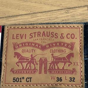 Levi's 501 CT SELVEDGE WHITE OAK W36 L32の画像6