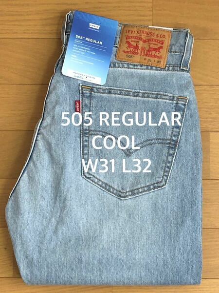 Levi's 505 REGULAR FIT WORN IN LIGHTINDIGO COOL W31 L32