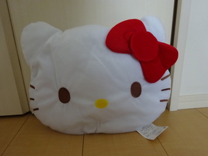 HELLO KITTY ハローキティ キティちゃん ぬいぐるみ フェイスクッション サンリオ ビッグフェイス 2010年