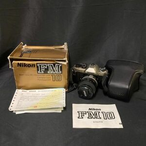 DBe310Y06 動作品 Nikon ニコン FM10 Zoom0NIKKOR 35～70mm 1:3.3～4.5 3003386 レンズ 一眼レフカメラ 箱付き