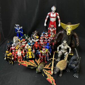 DCe406Y12 大量 ウルトラマン 仮面ライダー ゴジラ 怪獣 戦隊シリーズ など 玩具 ソフビ フィギュア まとめ