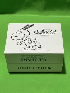  unused goods INVICTA in creel ta Snoopy wristwatch men's box attaching A-1