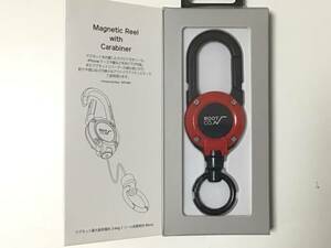 ☆ROOT CO. マグネット内蔵カラビナリール☆ GRAVITY MAGREEL 360 RED