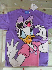 ★ディズニーリゾート　半袖Tシャツ　サングラス　デイジー　150サイズ　紫　子供用
