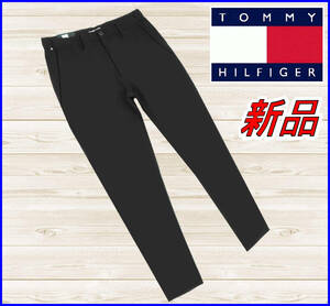 【国内正規品】67%OFF◆トミーヒルフィガーTommyHilfiger◆DentonHeWbCoolTouch綿デントンクールタッチパンツ◆黒ブラックL32定価19,800円