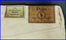 【国内正規品】68%OFF◆POLOラルフローレンRALPHLAUREN◆SullivanSlimストレッチチノ5ポケットパンツジーンズ◆ベージュ31定価:27,500円_画像7