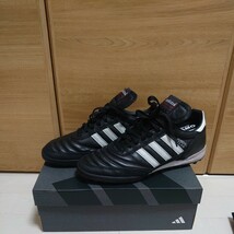 アディダス ムンディアル チーム Mundial TEAM サッカーシューズ トレーニング ターフ 人工芝 ブラック 黒 adidas 26.5_画像1