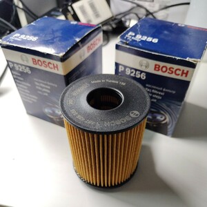 BOSCH(ボッシュ) オイルフィルター 輸入車用　P9256 1457429256　２個セット　アルファロメオジュリエッタ用に購入　未使用　中古