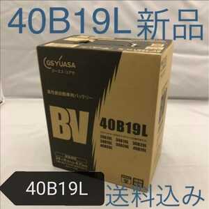 【新品 送料込み】GSユアサ 40B19L バッテリー/沖縄、離島エリア不可/28B19L/34B19L/36B19L/38B19L/等対応サイズ/GS YUASA