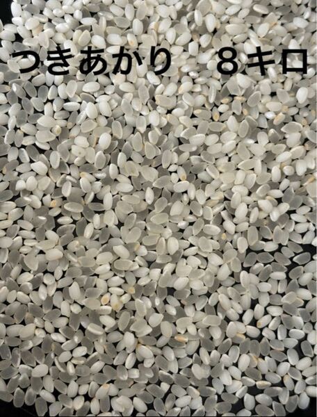 残り5個【訳あり】令和5年度　つきあかり　宮城県産　白米　精米　新米　８キロ 