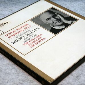 マーラー 交響曲№9 ワルター 英CBS 初版1つ目 3LP箱 ステレオの画像2