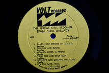 【米国VOLT原盤モノラル 美品 深溝 US Mono Orig OTIS REDDING Sings Soul Ballads VOLT411 オーティス・レディング】_画像3