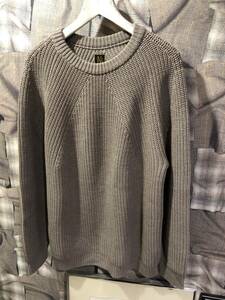 BATONER バトナー SIGNATURE CREW NECK SWEATER KNIT シグネチャー クルーネック セーター ニット BN-22FM-030 サイズ4 ベージュ　FK