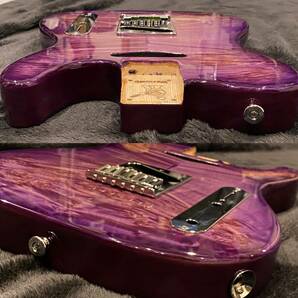 Warmoth Tele Replacement Body Swamp Ash Limited Burl Top！の画像4