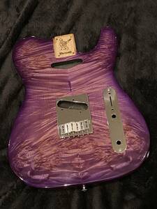 Warmoth Tele Replacement Body Swamp Ash Limited Burl Top！