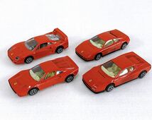 ブラーゴ 1/24ポルシェ959 1/43フェラーリF40 他 いろいろ6台セット イタリア製 ミニカー(おまけ1台：マジョレット リンカーン)_画像5