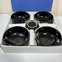 【器輪 金結晶多用丼 5個入り】和食器 どんぶり 陶器製 金結晶 直径約15×高さ8cm_画像1