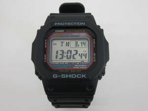 極美品　CASIO　カシオ　G-SHOCK　GW-M5610U　ソーラー　電波時計　メンズ腕時計　動作品