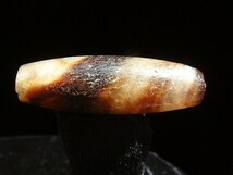 641【天珠八仙】〈ヒマラヤ.ジービーズ Chong dZi Bead〉..螺線型天珠(恐らく3眼天珠)..約3.7㌢_画像4