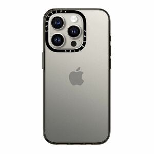 CASETiFY コンパクト iPhone 15 Pro ケース [MIL規格準拠 (2x MIL-STD-810G) / 1.2mからの落下テストをクリア] - クリア ブラック